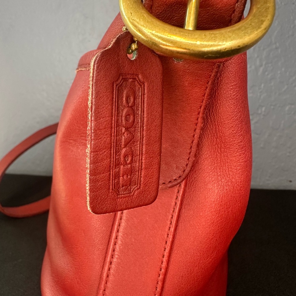 🍓Vintage Coach Worth Leather Shoulder Bag 4143🍓 - Picture 3 of 6
